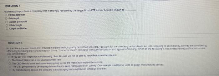 An emtempt to purchase a compeny that is stronsly