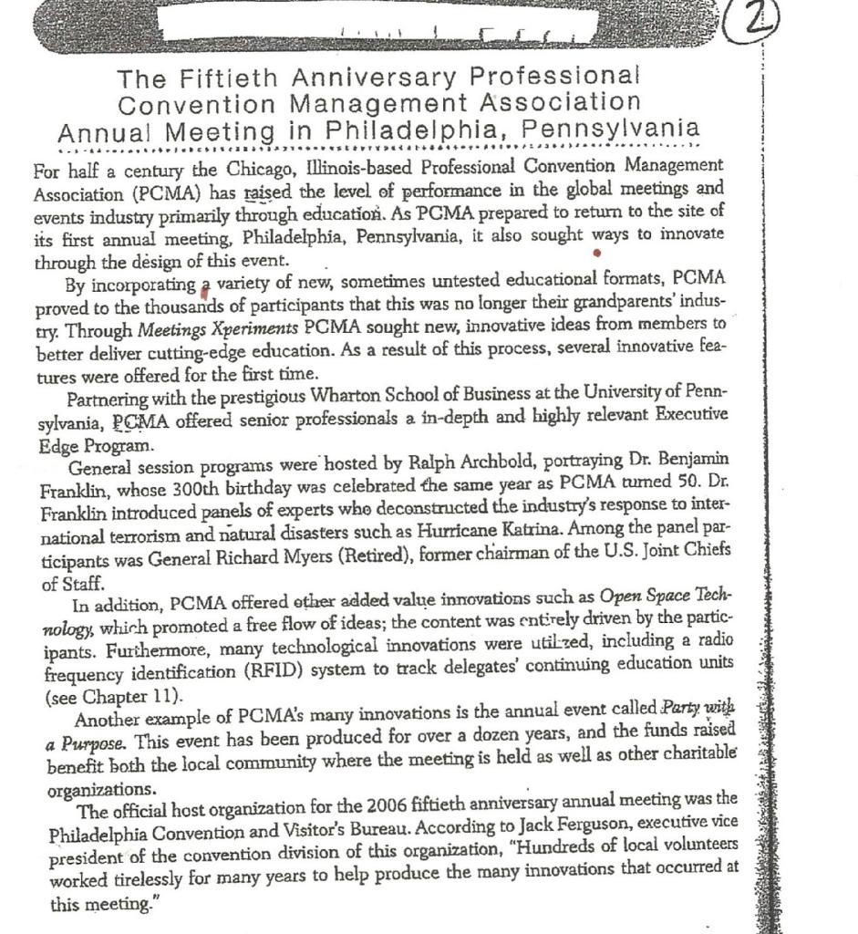 1-What is the purpose of the event? 2-How was