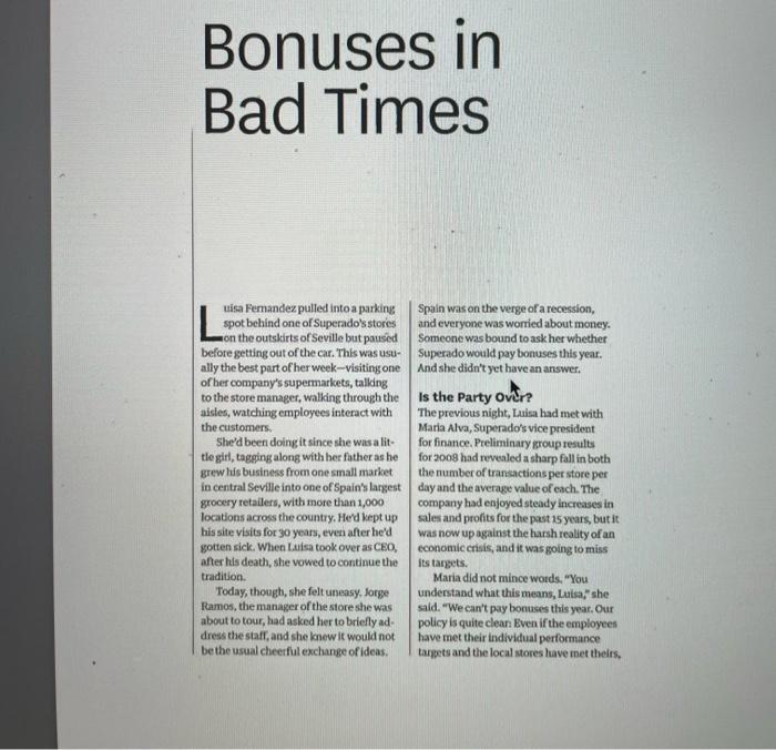 You are hired as a consultant to respond to