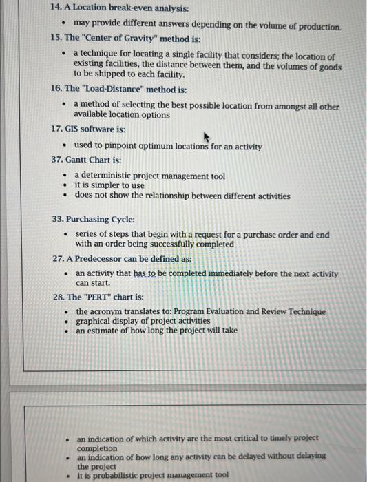 answer true or false for the following. 14. A
