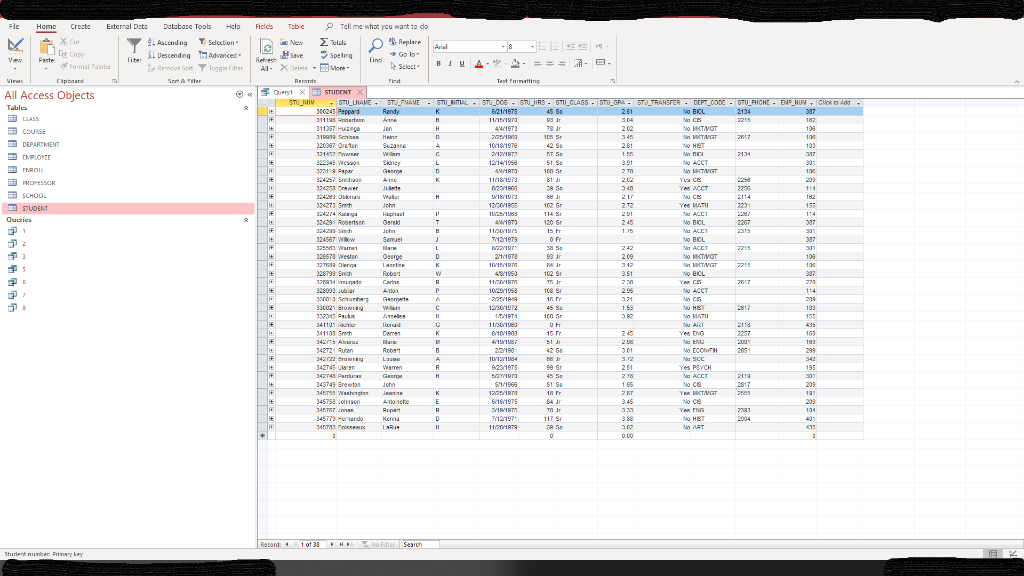 I'm currently learning early-stages of SQL with