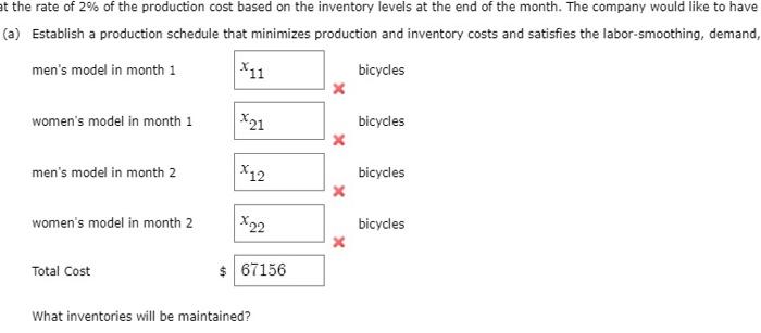 A linear programming computer package is needed.