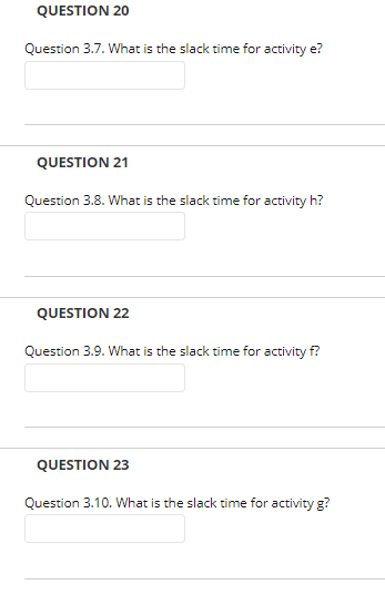 QUESTION 14 1. Problem 3. Using the information