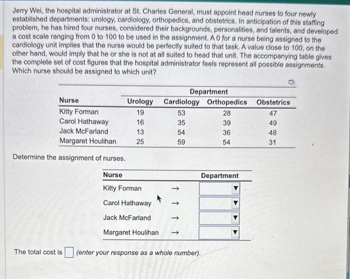 Jerry Wei, the hospital administrator at St.