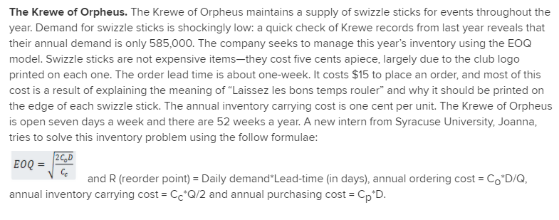 Suppose the supplier doesnt want to deal with