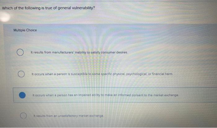 Which of the following is true of general