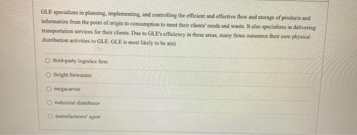 GLE specializes in planning, implementing, and