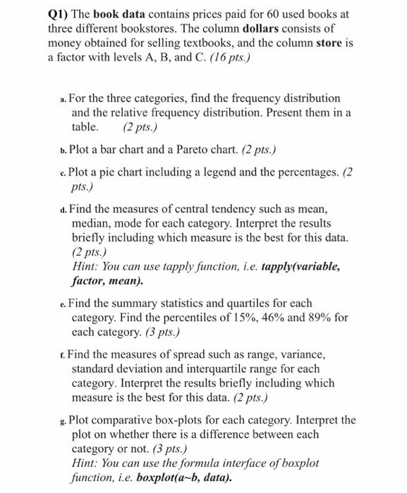 we need to write all the answer to the questions