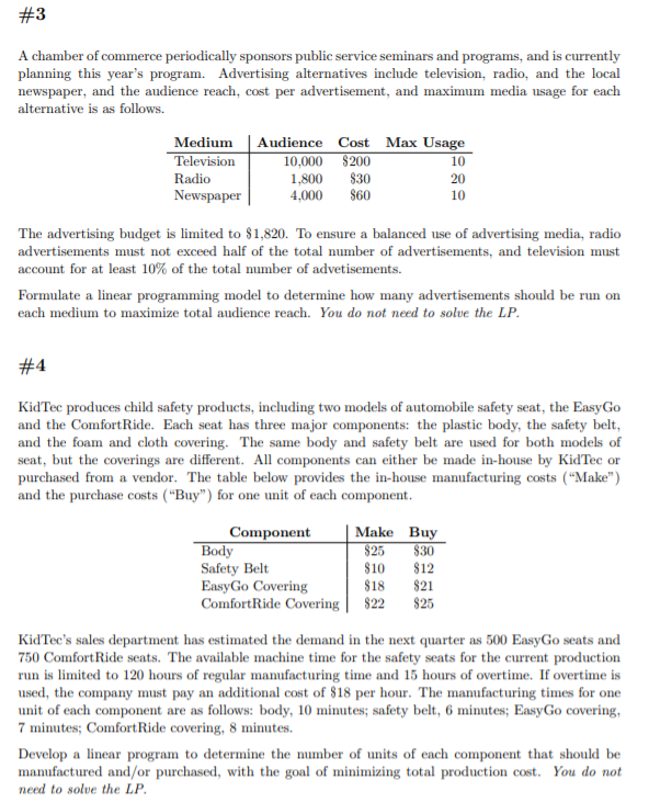 #3 A chamber of commerce periodically sponsors