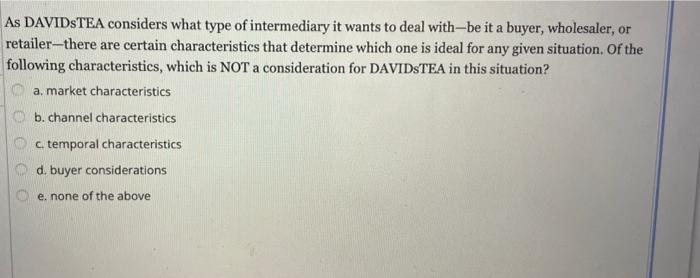 DAVIDsTEA: The Need for Flexibili-tea A success