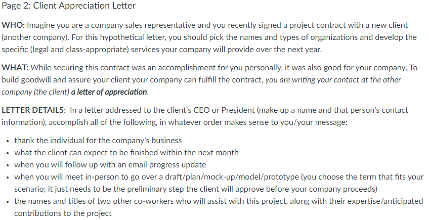 I want you to write it 2/3 page long about this.