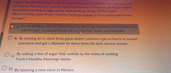 in Ontarlo. The reatauraint gainsd Aigrificart