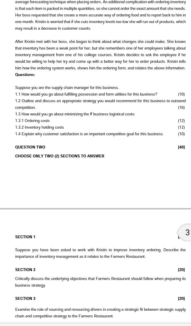 average forecasting technique when placing