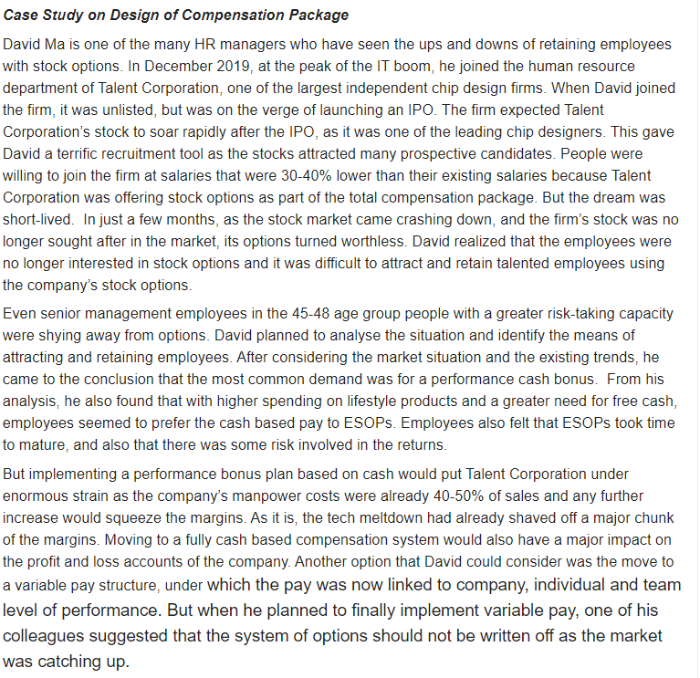 please answer in image form, thank you! Case Study on Design