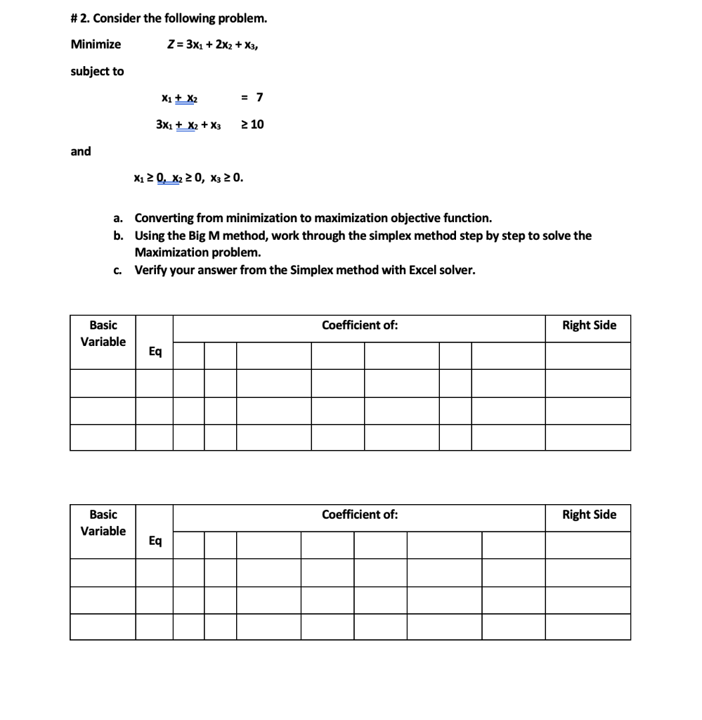 please solve all and I will vote # 2. Consider