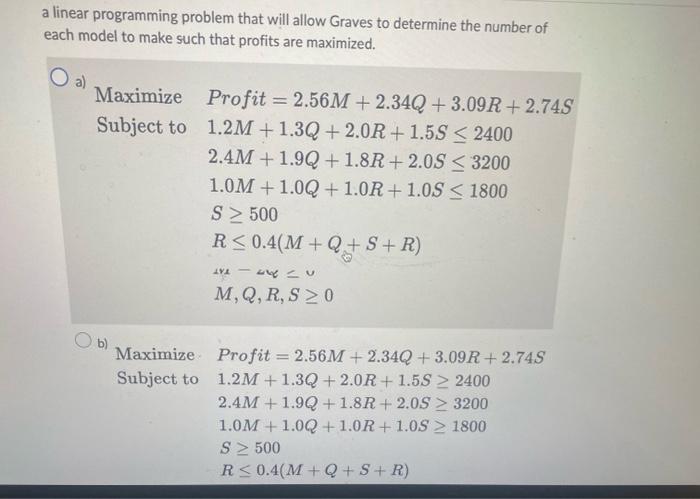 Question 1 ( 4 points) Graves Lighting is