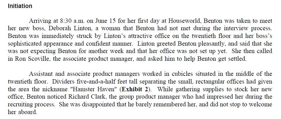 Lisa Benton (A) Case Study (OB, HR Management and