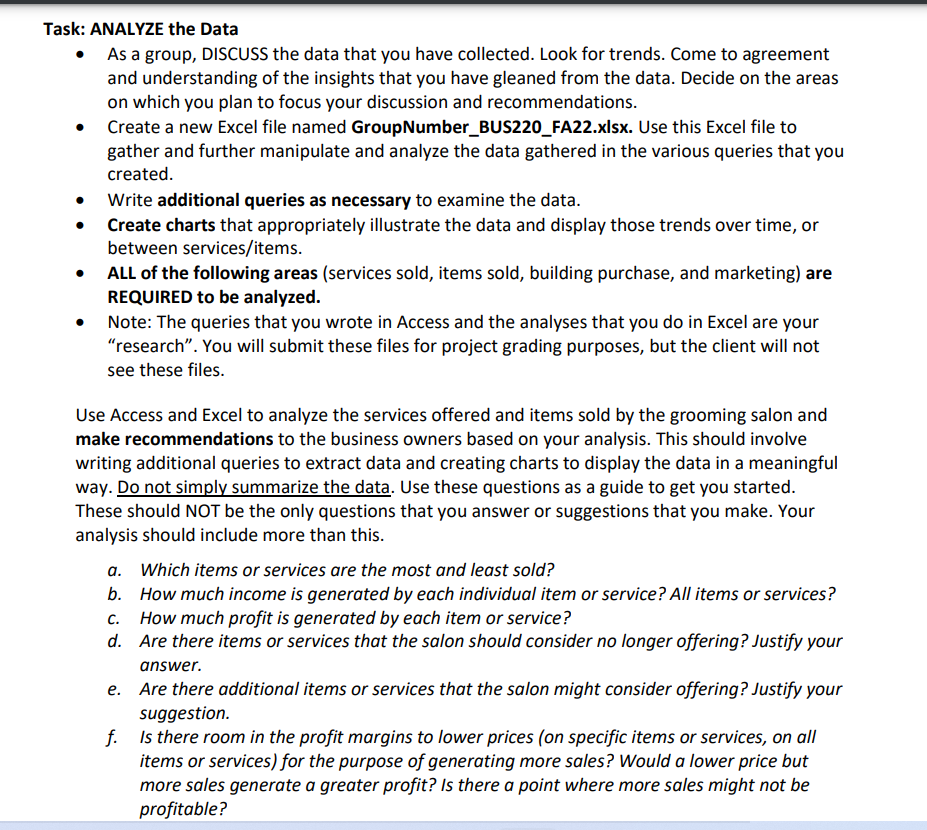 Based on this data info from a customer and pets