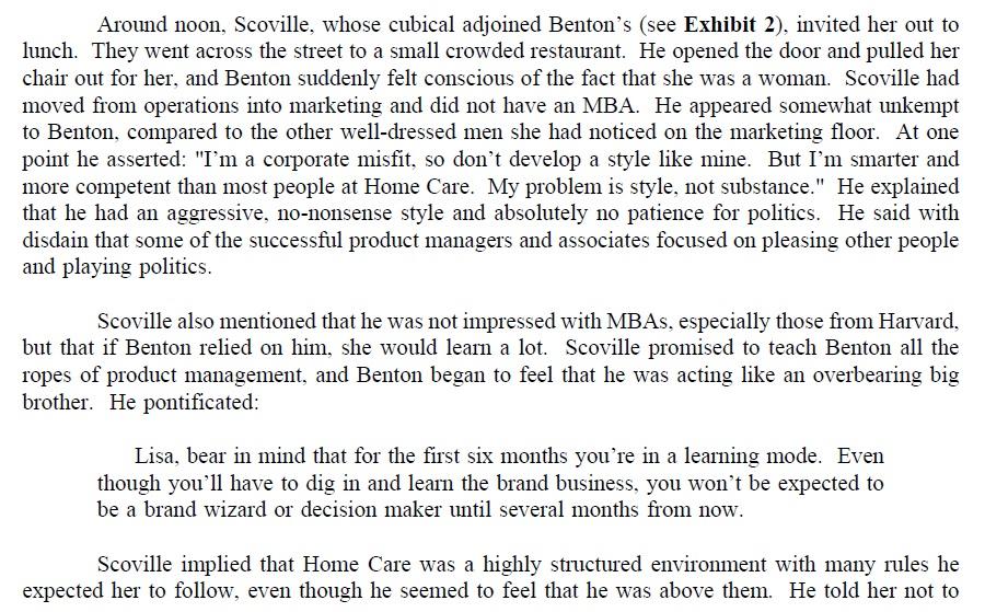 Lisa Benton (A) Case Study (OB, HR Management and