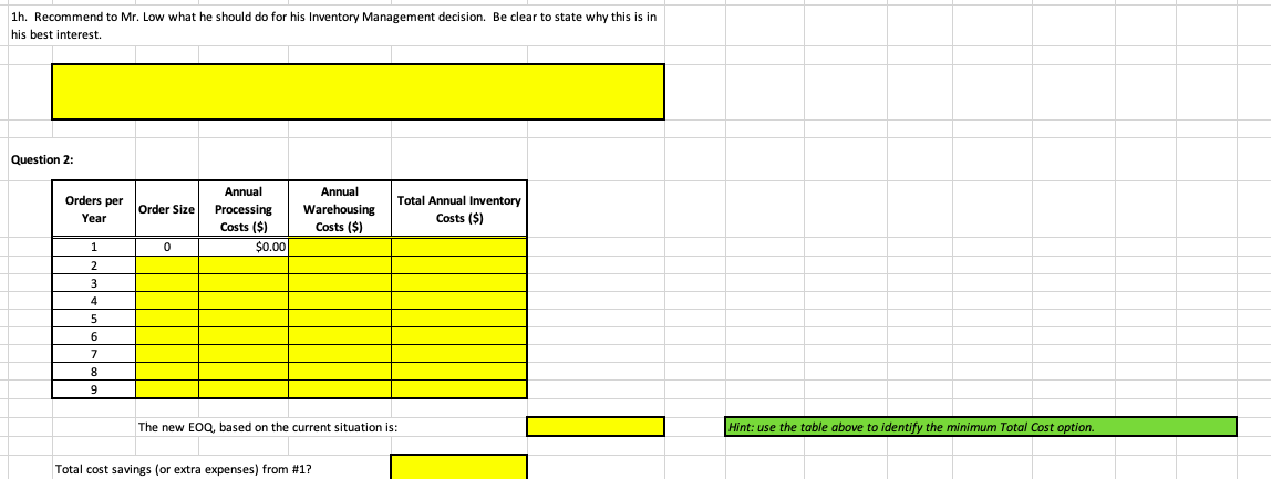 Case - Low Nail Company After making some wise