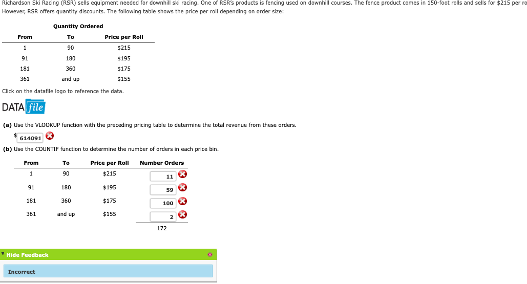 Data File will be in the comments Richardson Ski
