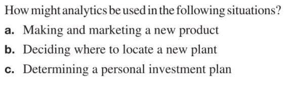 Kindly do using Business analytics terms How