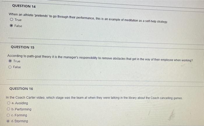 QUESTION 12 When certain characteristics are