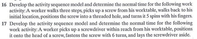 1 A worker seated at a table performs a REACH.