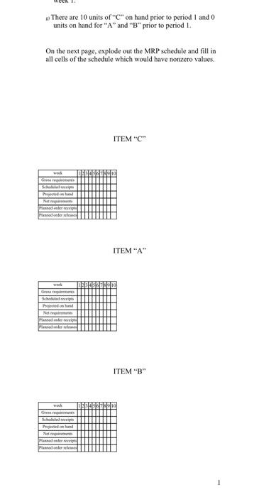 Question 2 2 (15 points) Consider an end-item