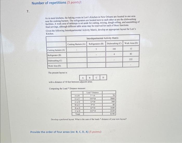 Part A 1. Time from when a customer places an