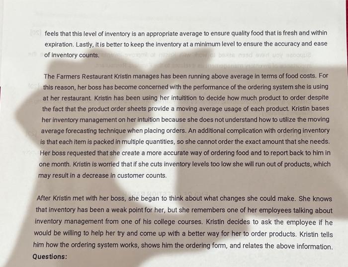 question is : how would you go about minimising