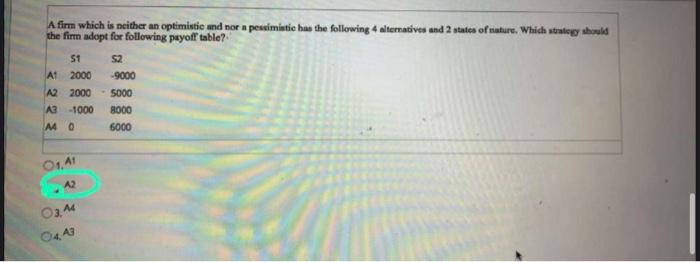 can you explain how to solve it? A firm which is