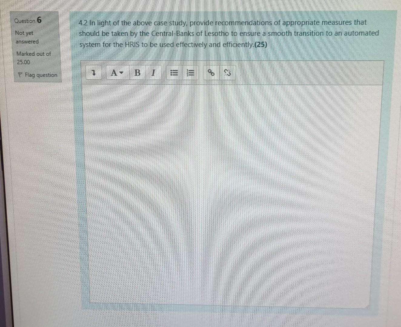 4.2 In light of the above case study, provide