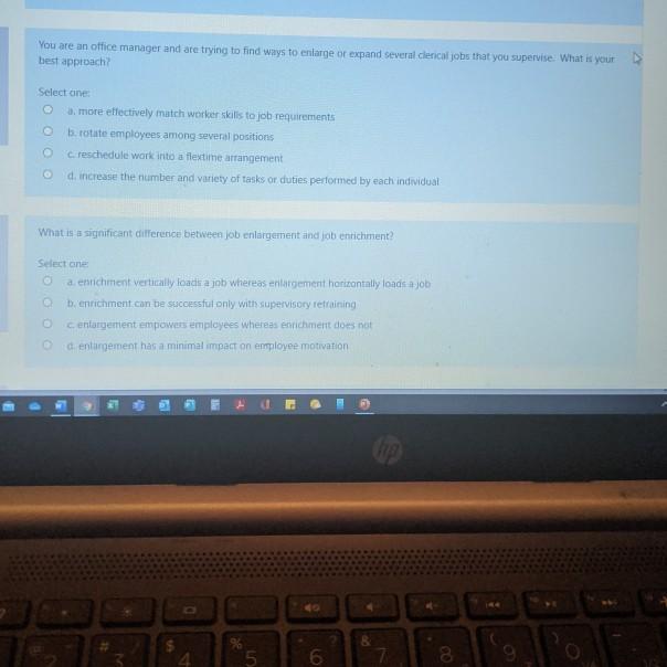 An administrative assistant is given the