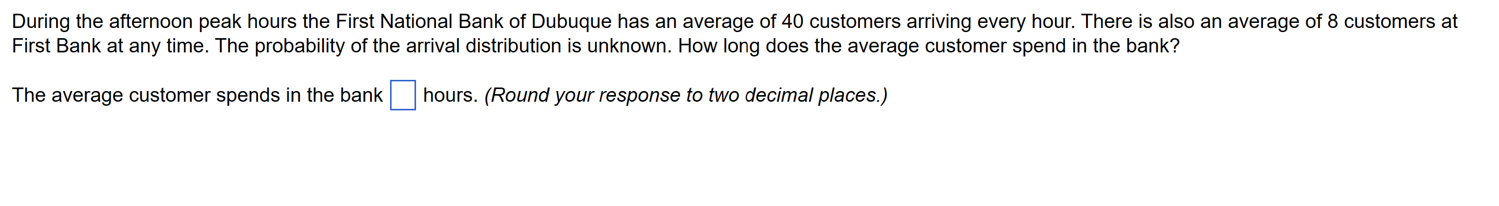 During the afternoon peak hours the First