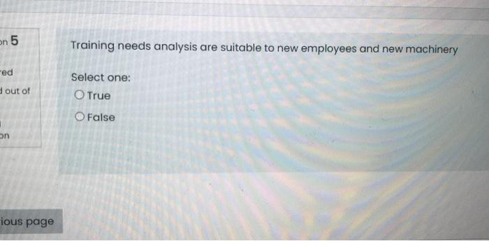 just answers Question 4 Setting performance