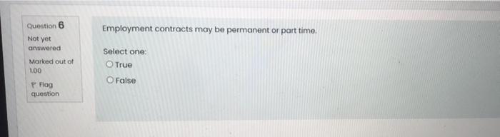 just answers Question 4 Setting performance