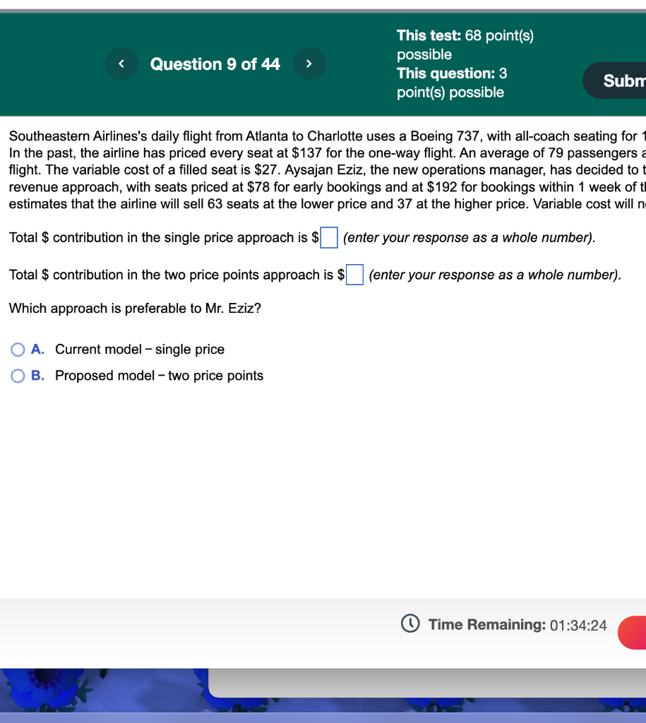 Southeastern Airlines's daily flight from Atlanta