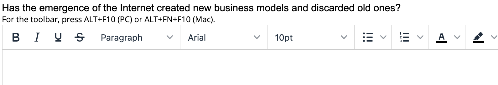 Has the emergence of the Internet created new