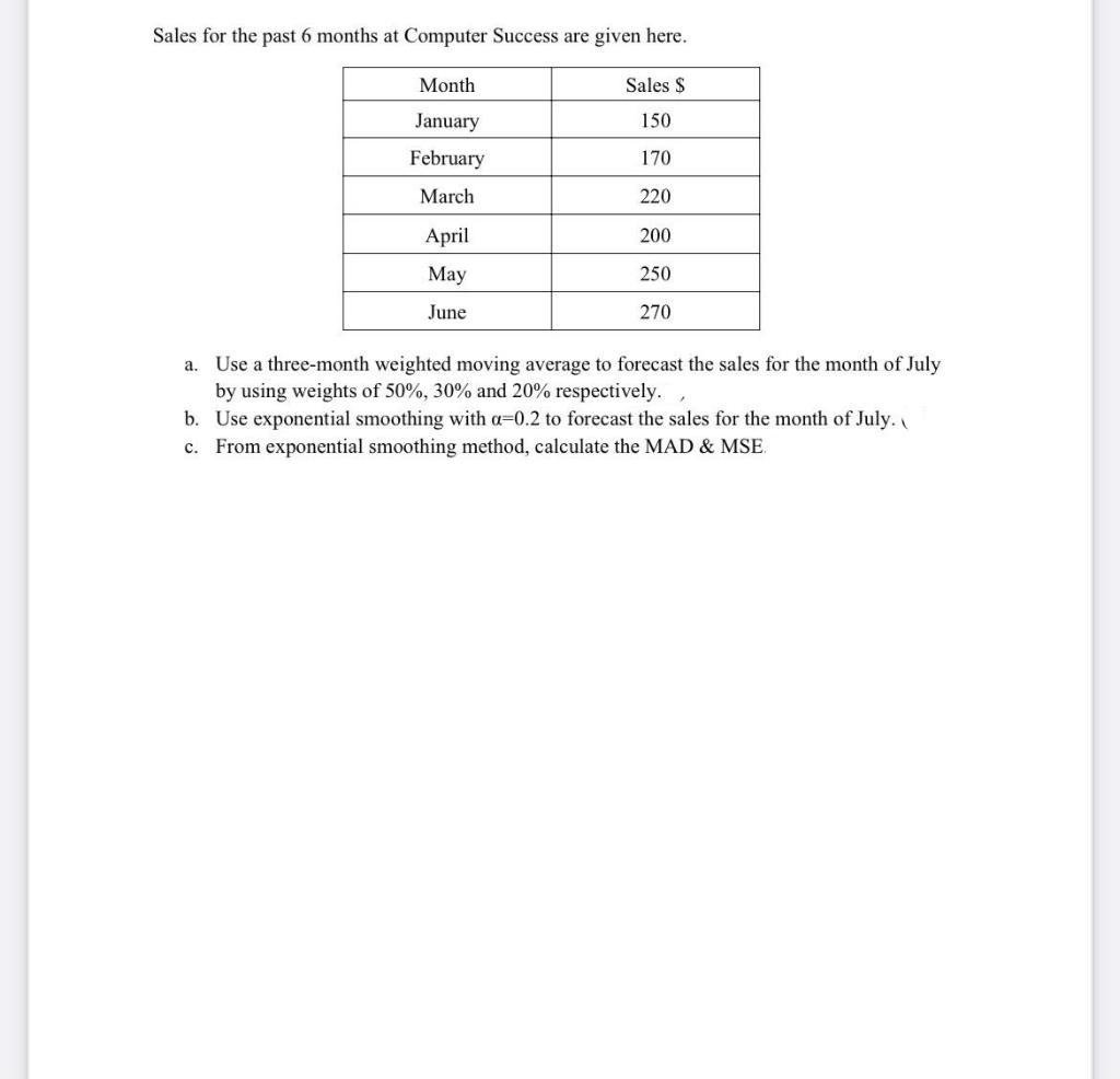 Describe these questions' answers in as much