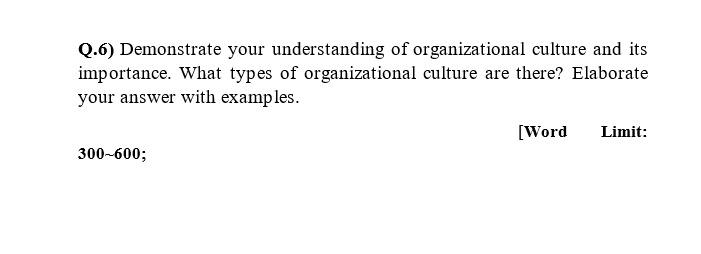 Q.6) Demonstrate your understanding of