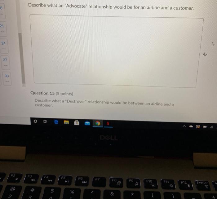 Describe what an "Advocate" relationship would be