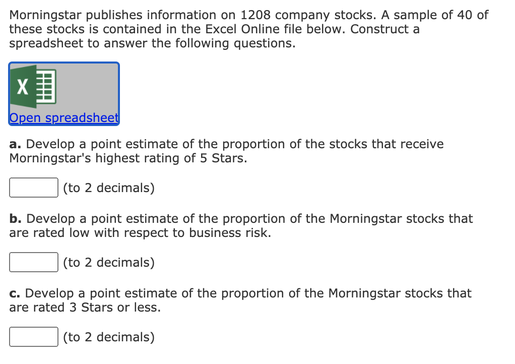 Morningstar publishes information on 1208 company