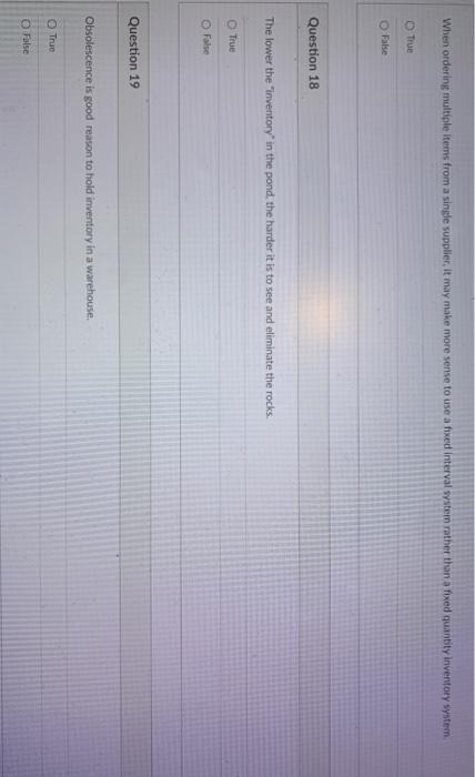 When ordering multiple items from a single