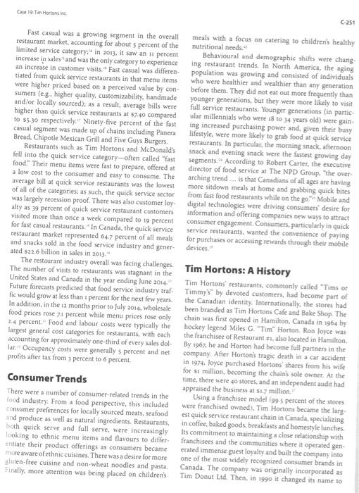 1- Company's History 2- What is Horton's vision