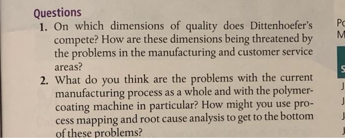 please answer them in paragraph format, at least