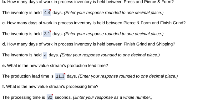 The table below provides the parameters for a new
