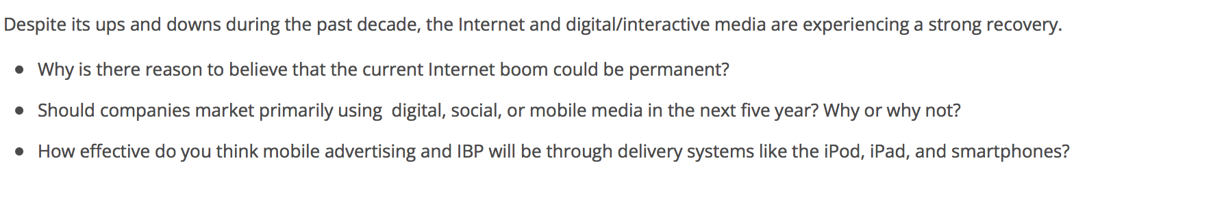 Please answer it completely Despite its ups and