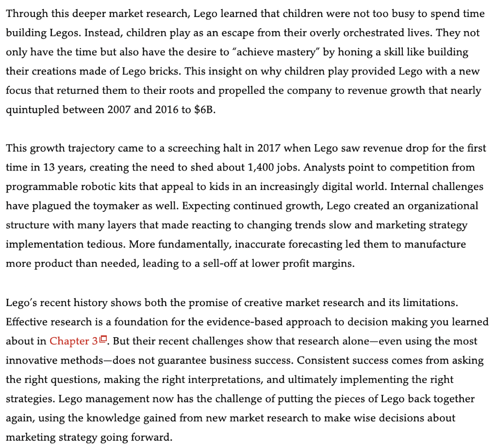 Marketing in Action Case: Real Choices at Lego