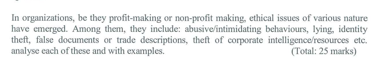 In organizations, be they profit-making or